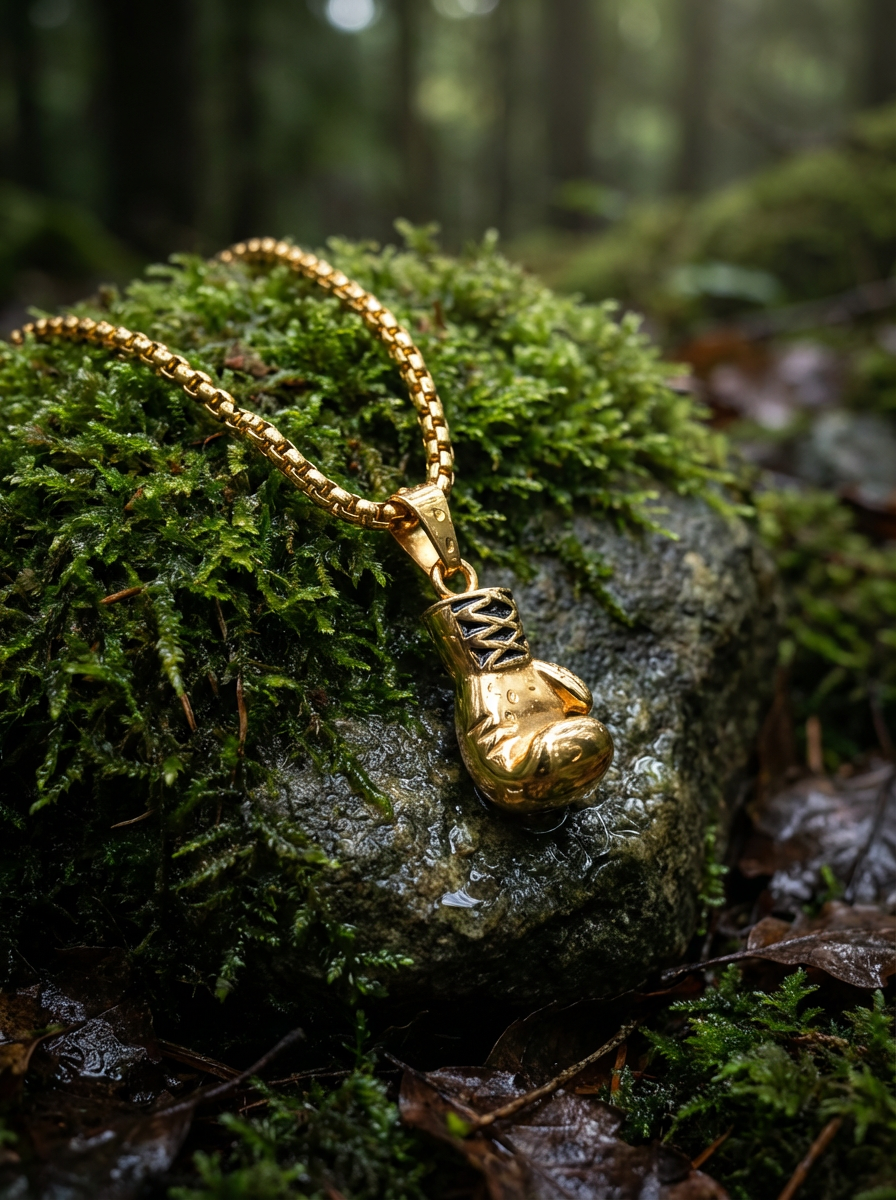 BOX - Necklace - Titanium