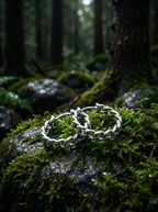 CARLO - Earring Set - Titanium - High Gloss