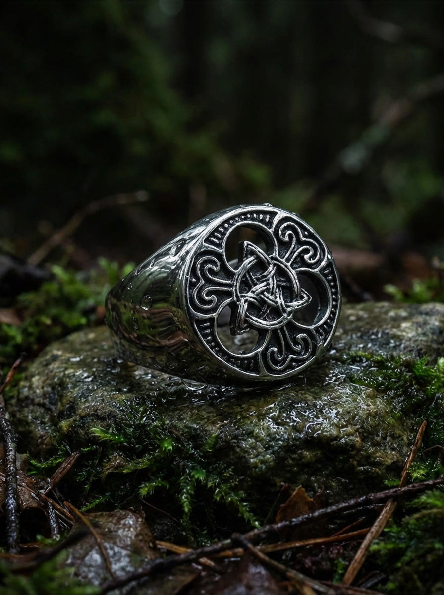 CONNECT - Ring - Titanium - High Gloss