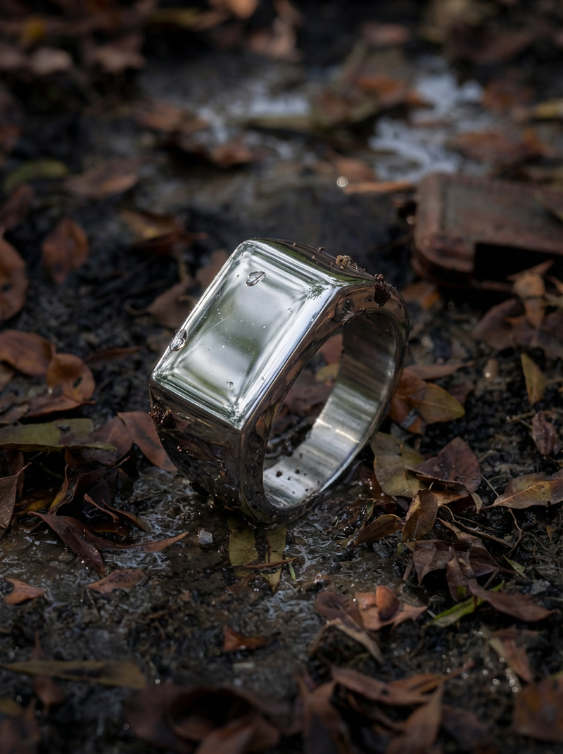 PLAIN - Ring - Stainless Steel - High Gloss