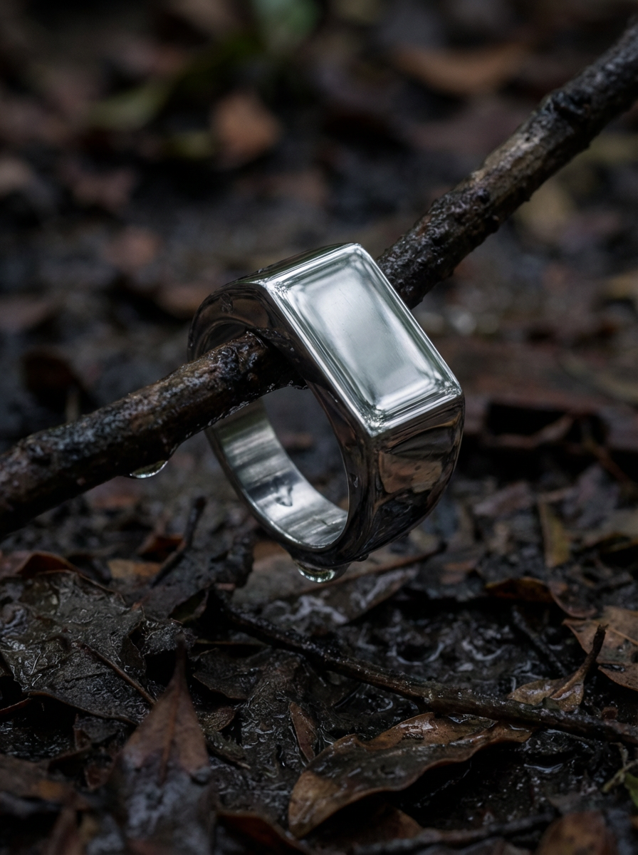 PLAIN - Ring - Stainless Steel - High Gloss