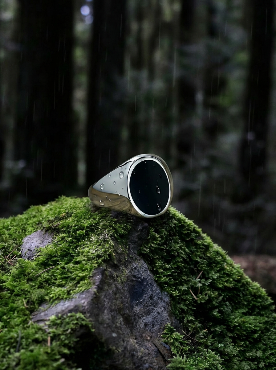 SHINE - Ring - Titanium - High Gloss