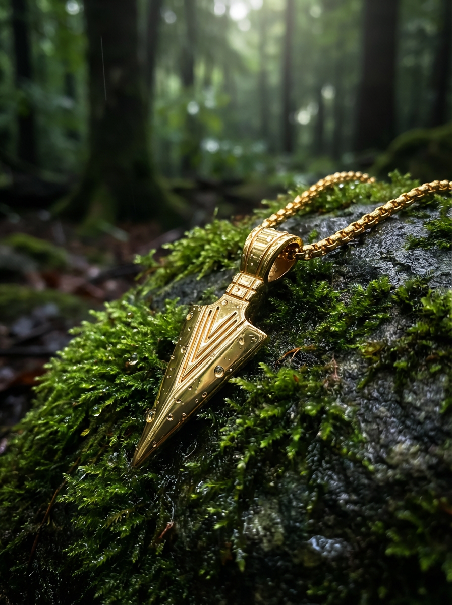 SPEARPOINT - Necklace - Titanium