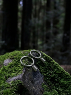 SPRING - Earring Set - Titanium - High Gloss