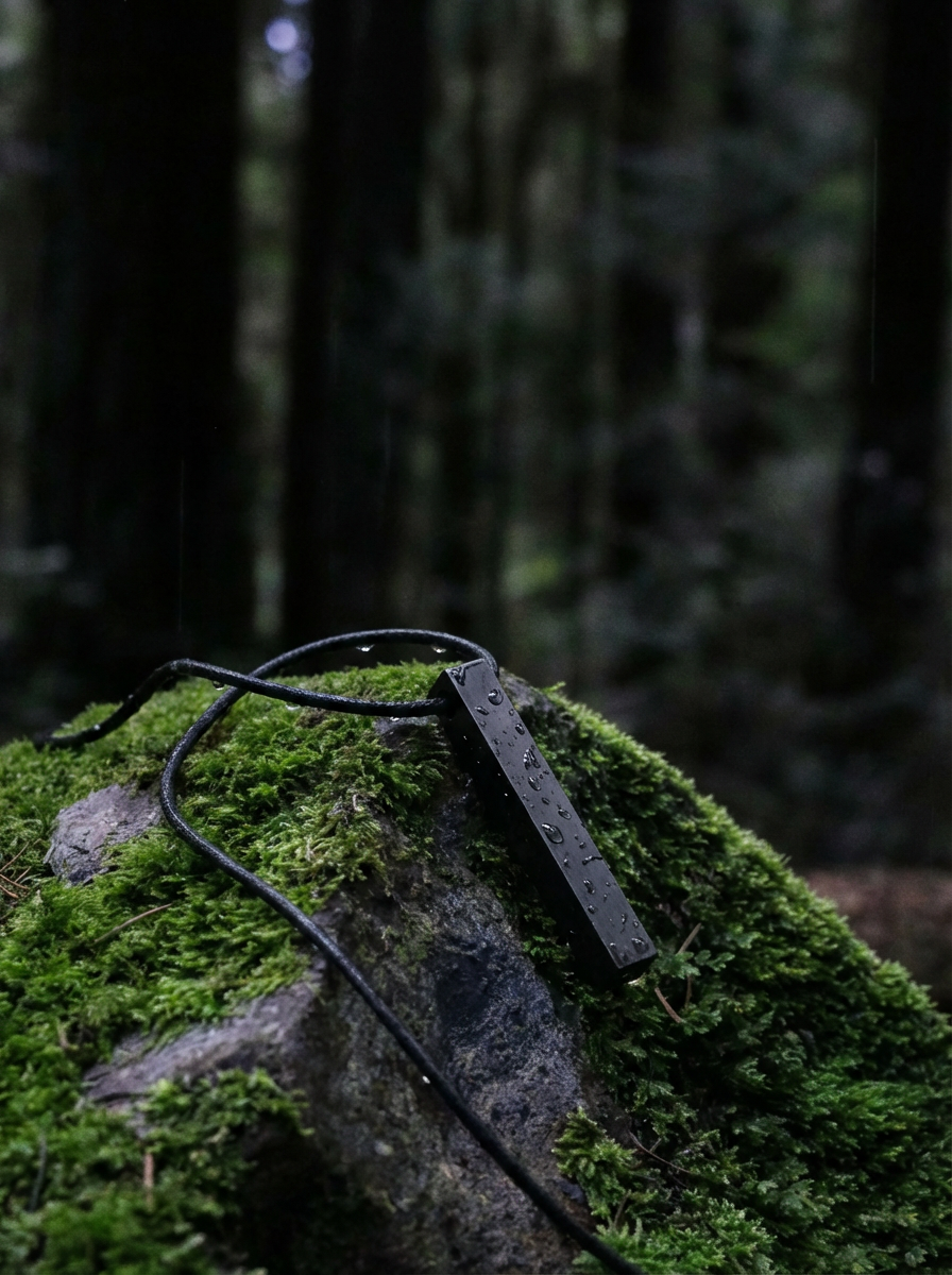 STICK - Necklace - Stainless Steel - High Gloss