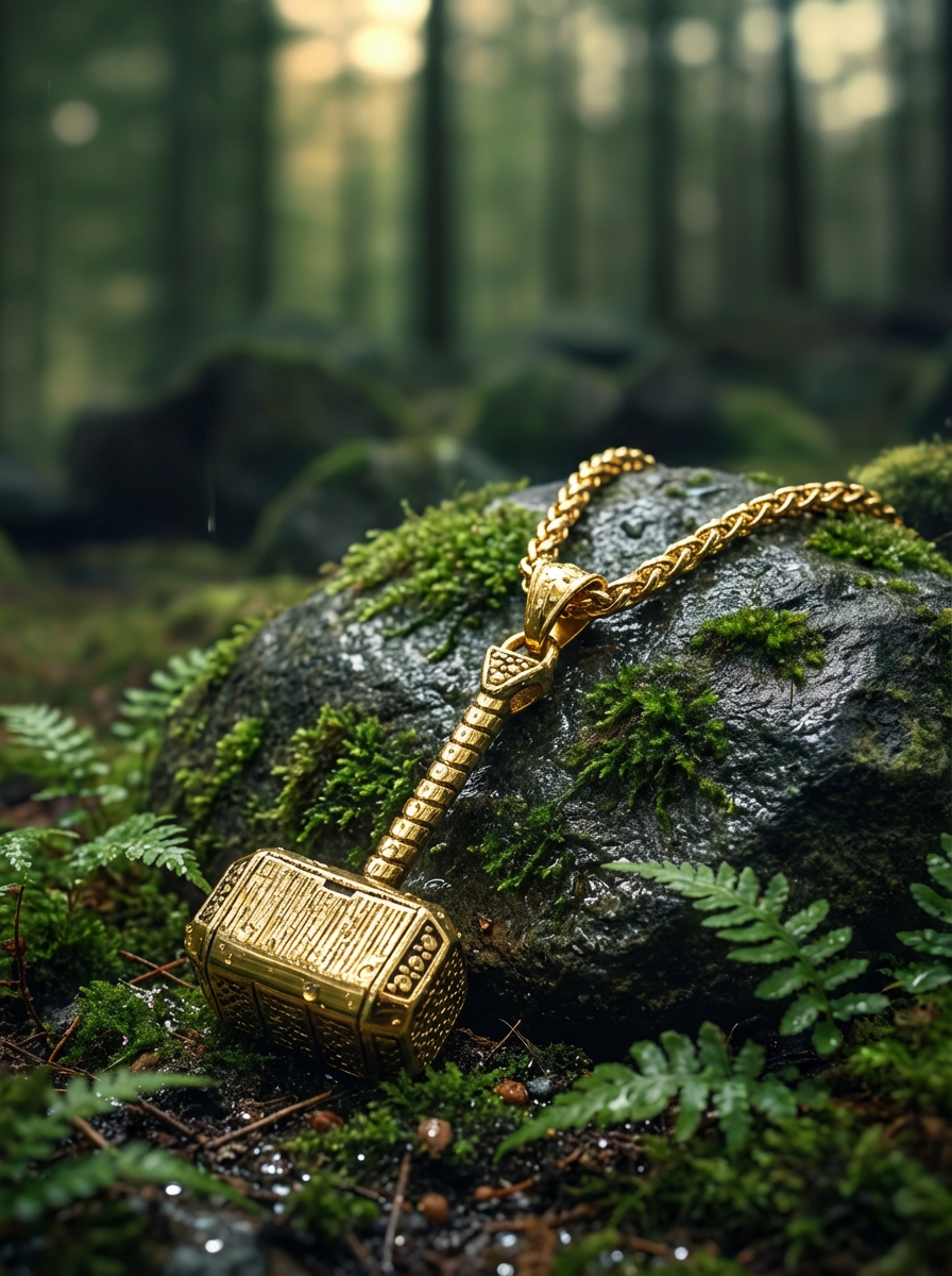 THOR - Necklace - Titanium