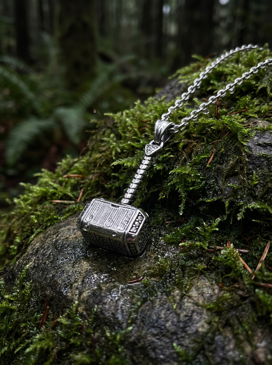 THOR - Necklace - Titanium